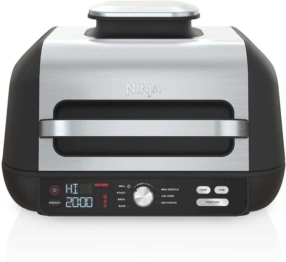 Ninja Foodi Smart XL 6-in-1 Indoor Grill with Air Fry, Bake, Roast, Broil, and Dehydrate, Smart Thermometer