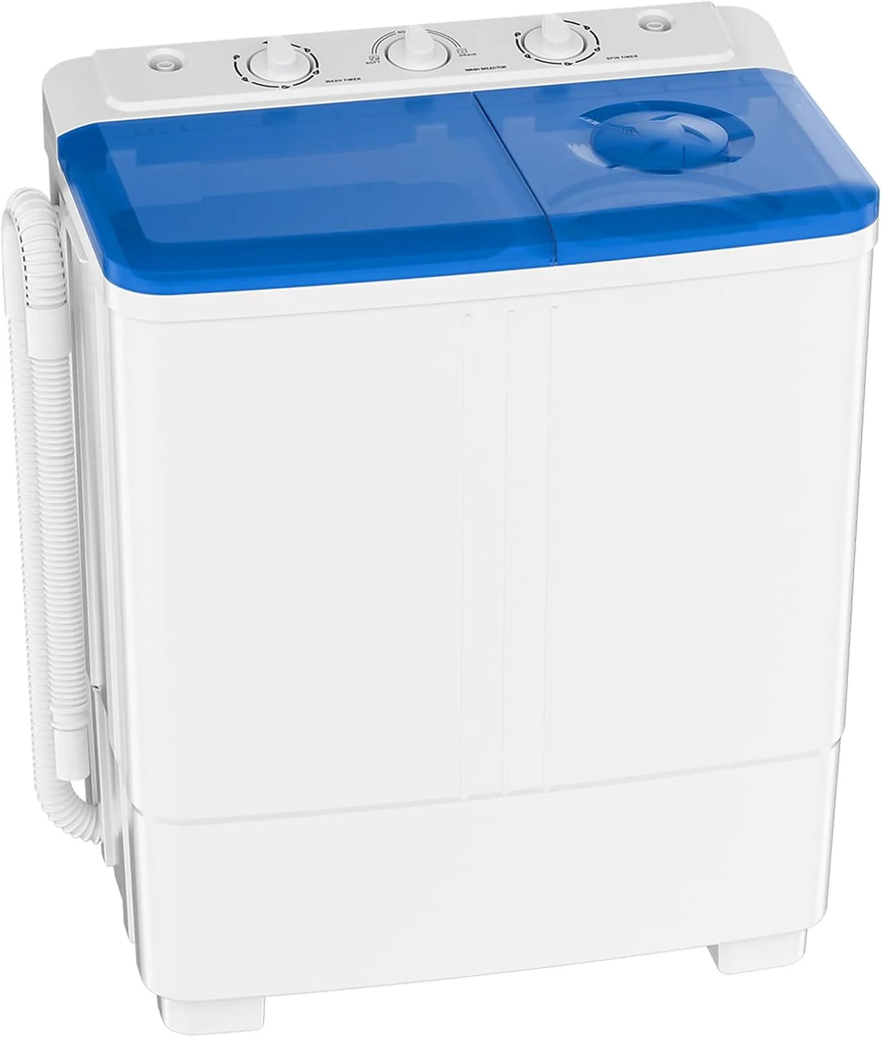 Auertech Portable Washing Machine 28lb Twin Tub Washing Machine Mini Compact Washing Machine with Drain Pump