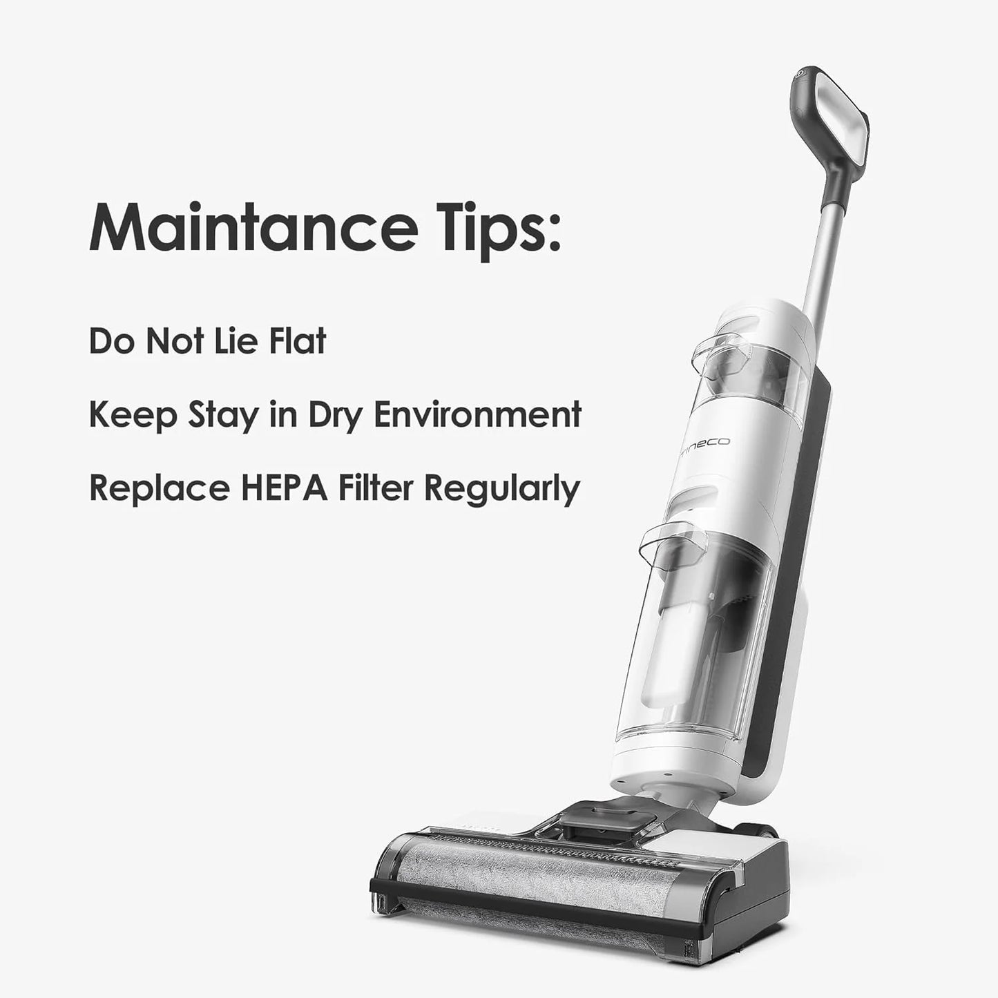 Wet Dry Vacuum Cordless Floor Cleaner and Mop One-Step Cleaning for Hard Floors