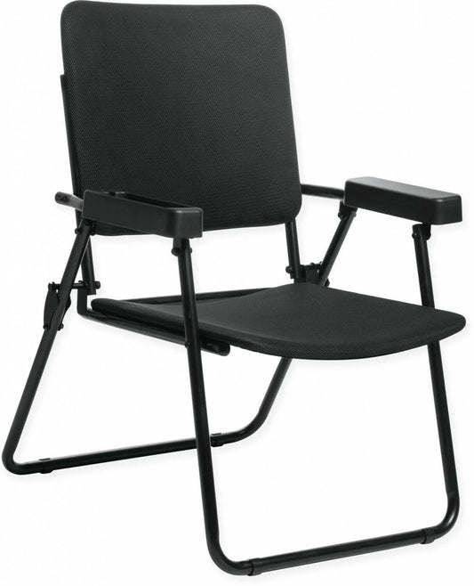 Folding Chair for Massage Cushions in Black