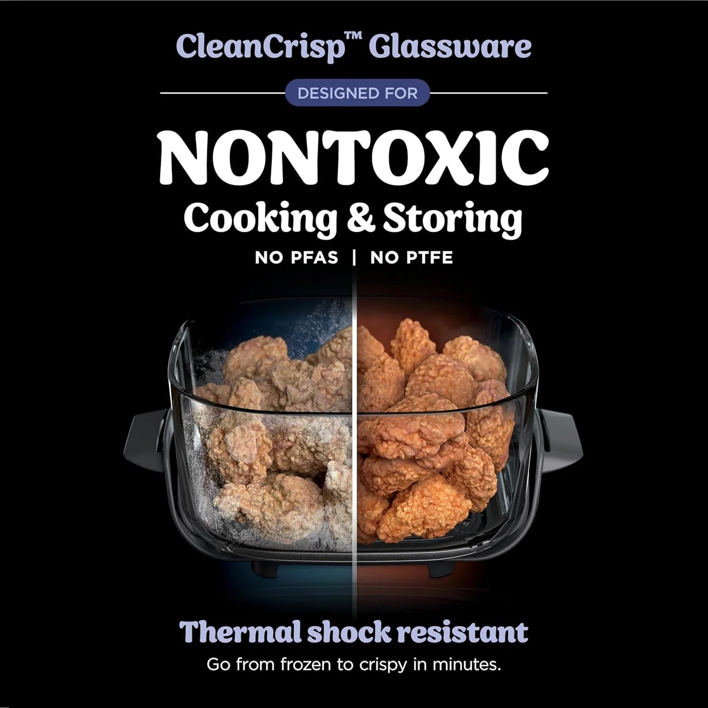 Crispi Air Fryer Microwave Freezer & Dishwasher Safe