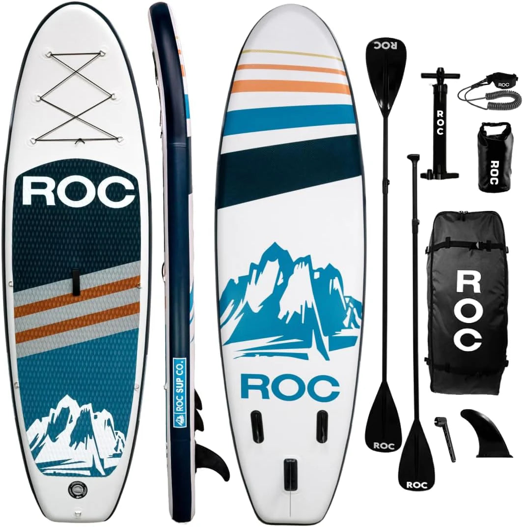 ROC inflatable stand-up paddle board SUP paddle board accessories Anti-slip comfortable deck