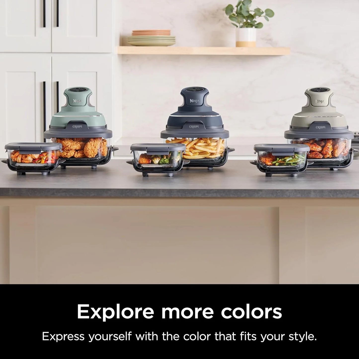 Crispi Air Fryer Microwave Freezer & Dishwasher Safe