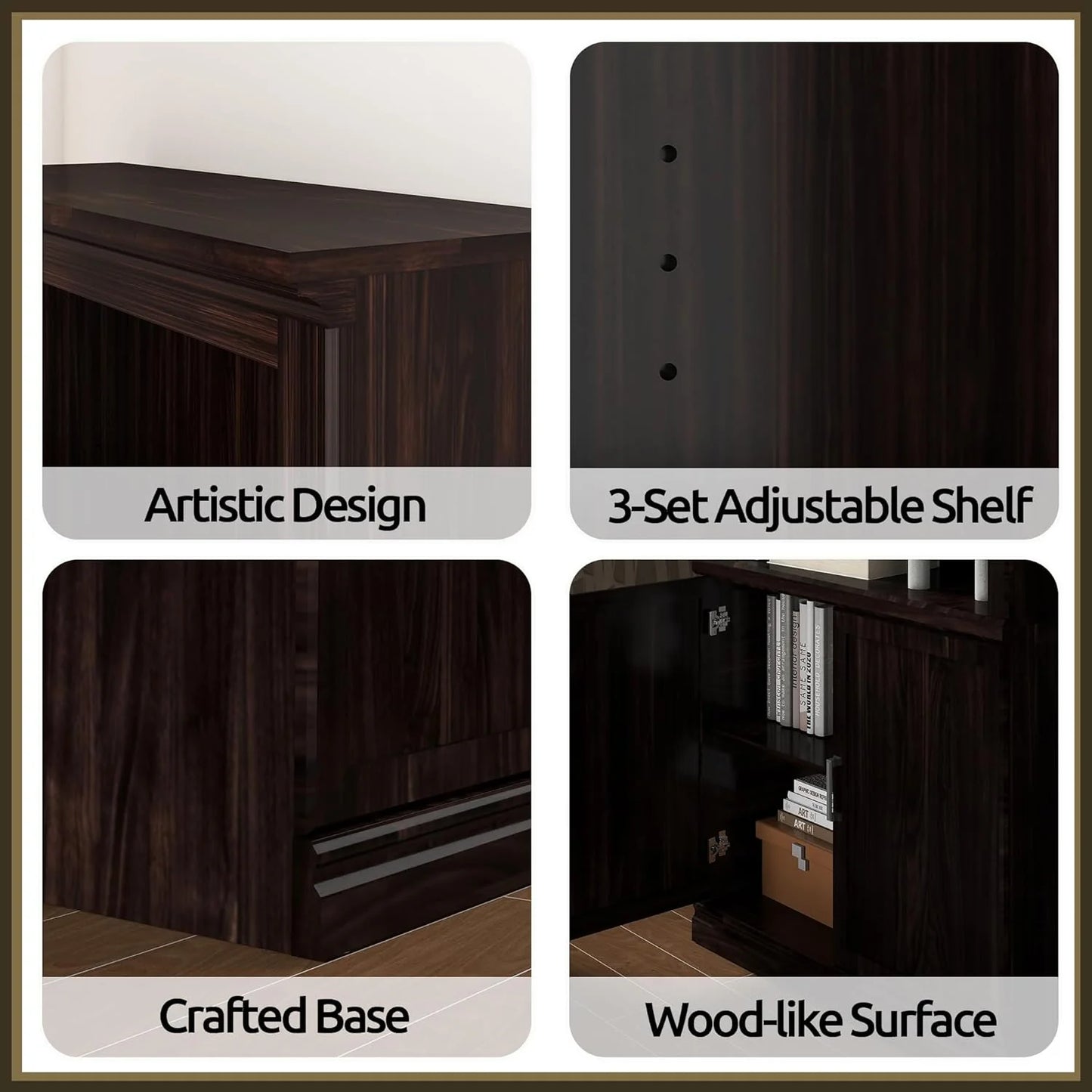 70-Inch Tall White Bookcase 5 Tiers Shelves Open Storage Bookshelf