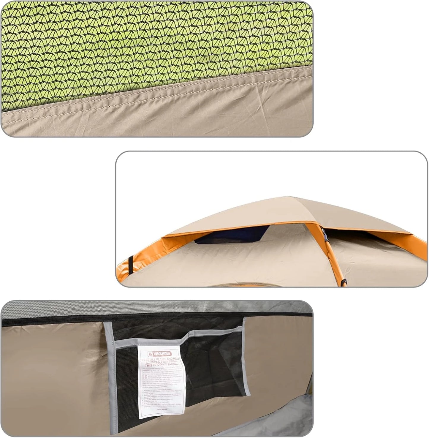 Camping Tent 2/3/4/6 Person Dome Tent Portable Camping Tent for Outdoor and Backpacking Beach