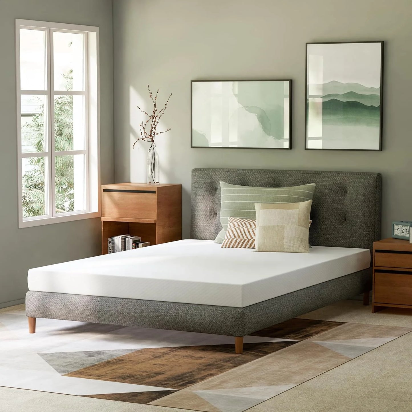 GAESTE 8-inch Fully Cooling Gel Memory Foam Mattress Mattress-in-a-Box