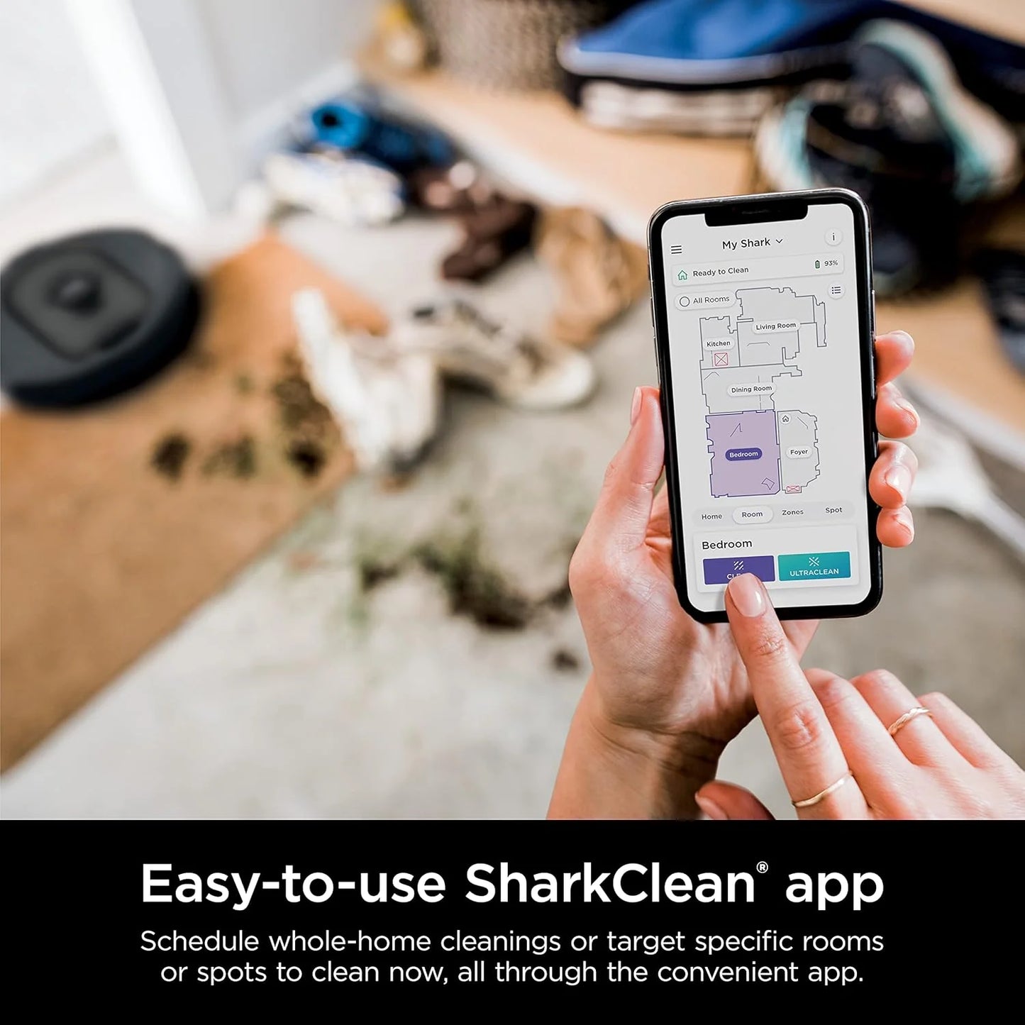 Robotic vacuum cleaner Voice Control Robot Vacuum with Matrix Clean Navigation, Home Mapping, 60-Day Capacity, XL Self-Empty Base for Homes with Pets, Carpet & Hard Floors