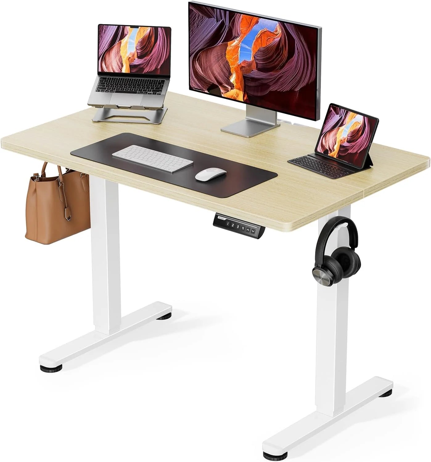 Height Adjustable Electric Standing Desk 47.2 x 23.6 Inches