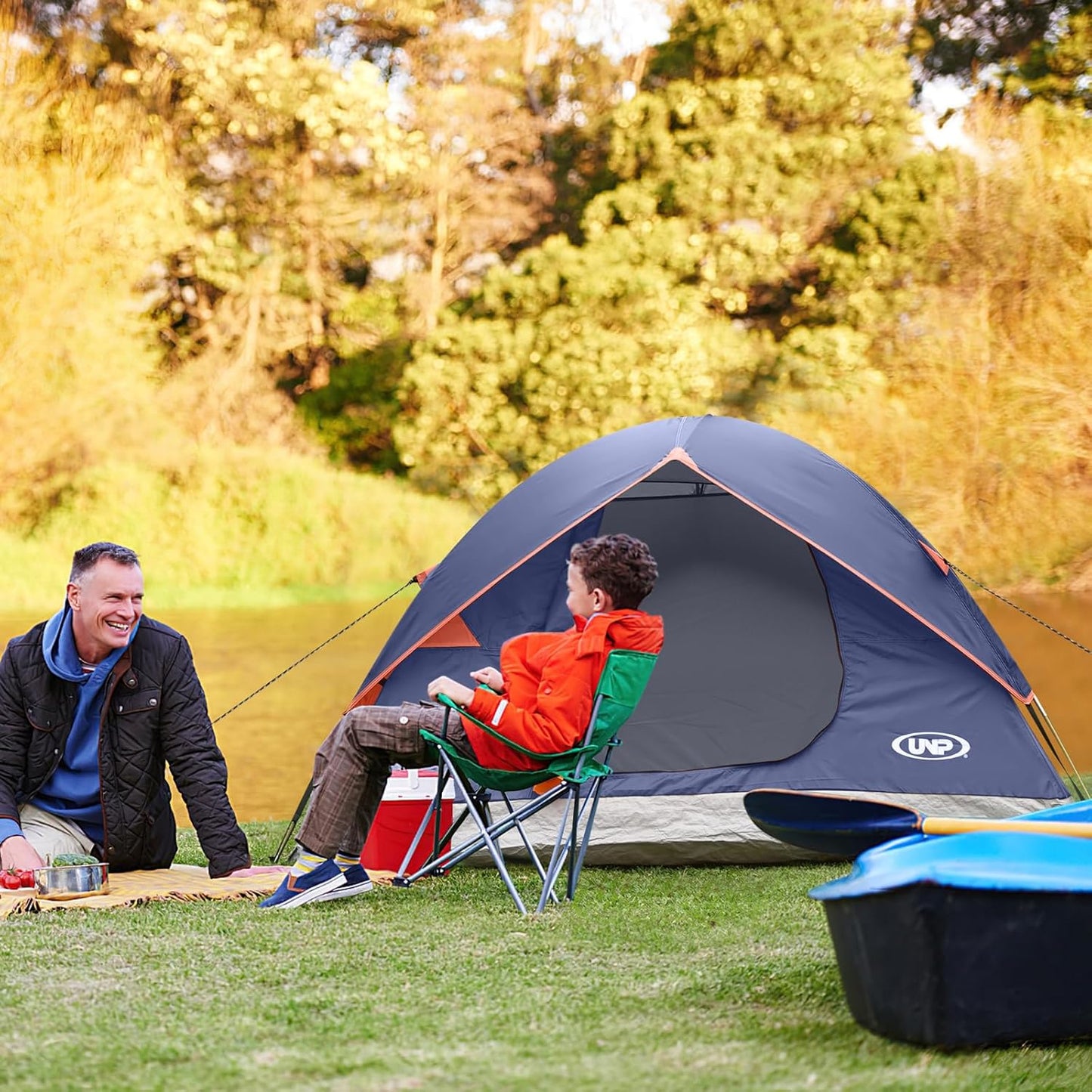 Camping Tent 2/3/4/6 Person Dome Tent Portable Camping Tent for Outdoor and Backpacking Beach