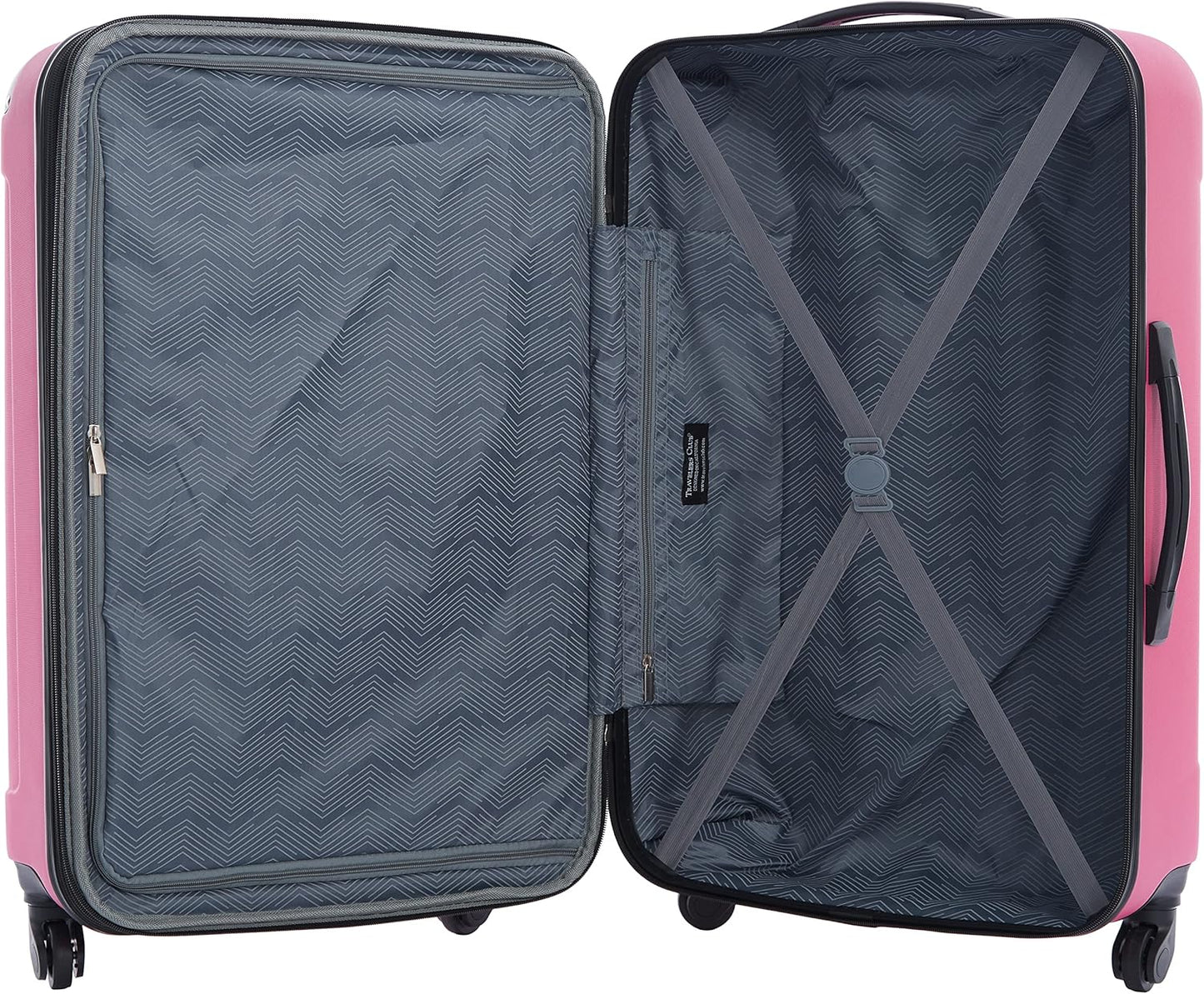 Hardside Travel Luggage, Lilac, Set of 4