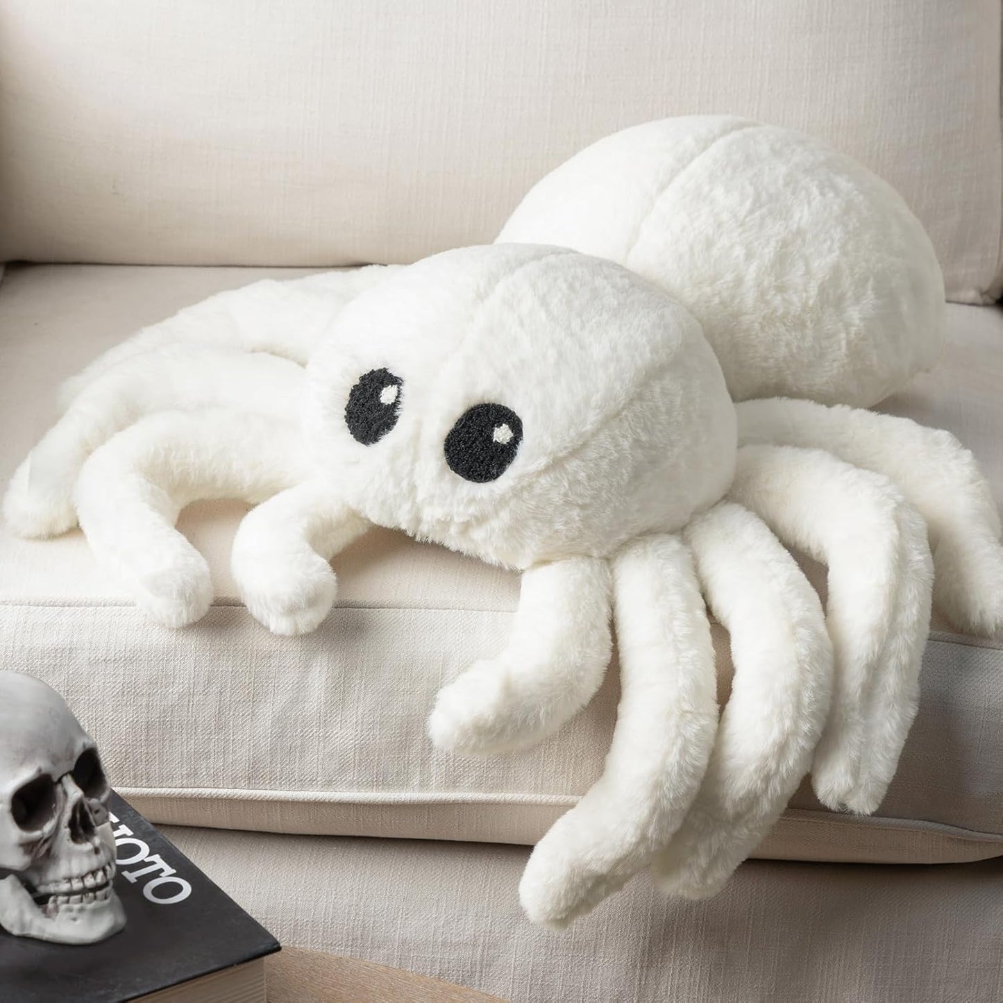 Halloween Spider Shaped Throw Pillow