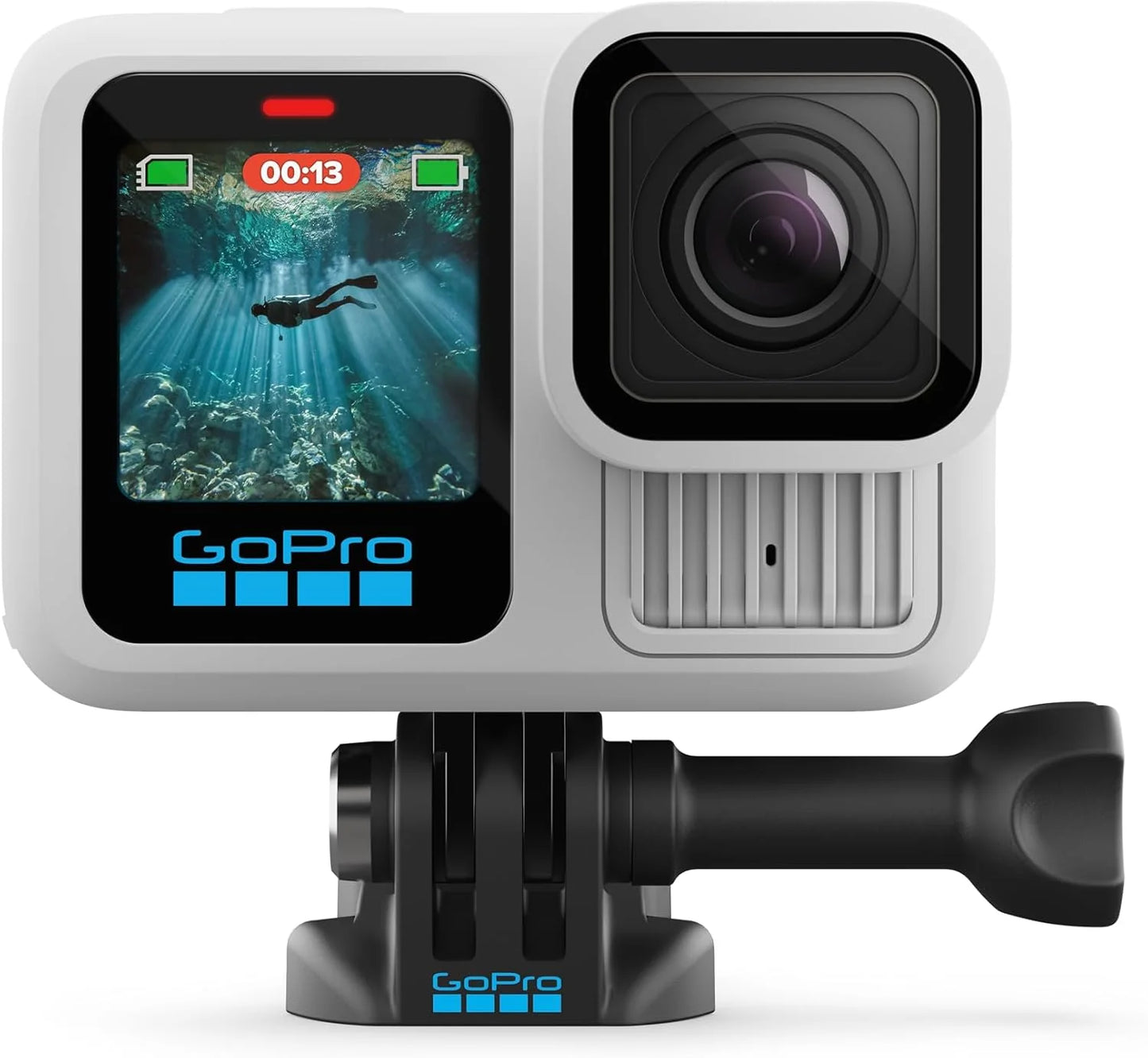 Black - Waterproof Action Camera with 5.3K60 Video, 27MP Photo + Compatability with HB-Series Lenses