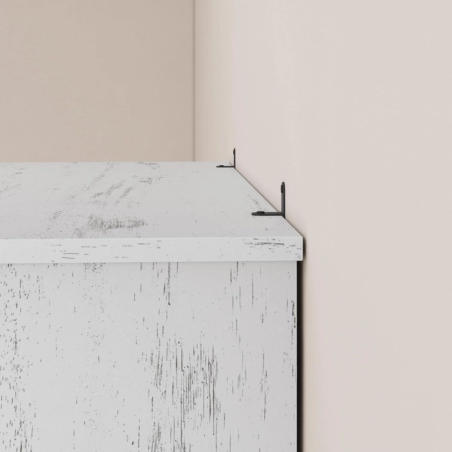 5 Tier Bookcase Farmhouse Book Shelf with Storage Open Display Bookshelves