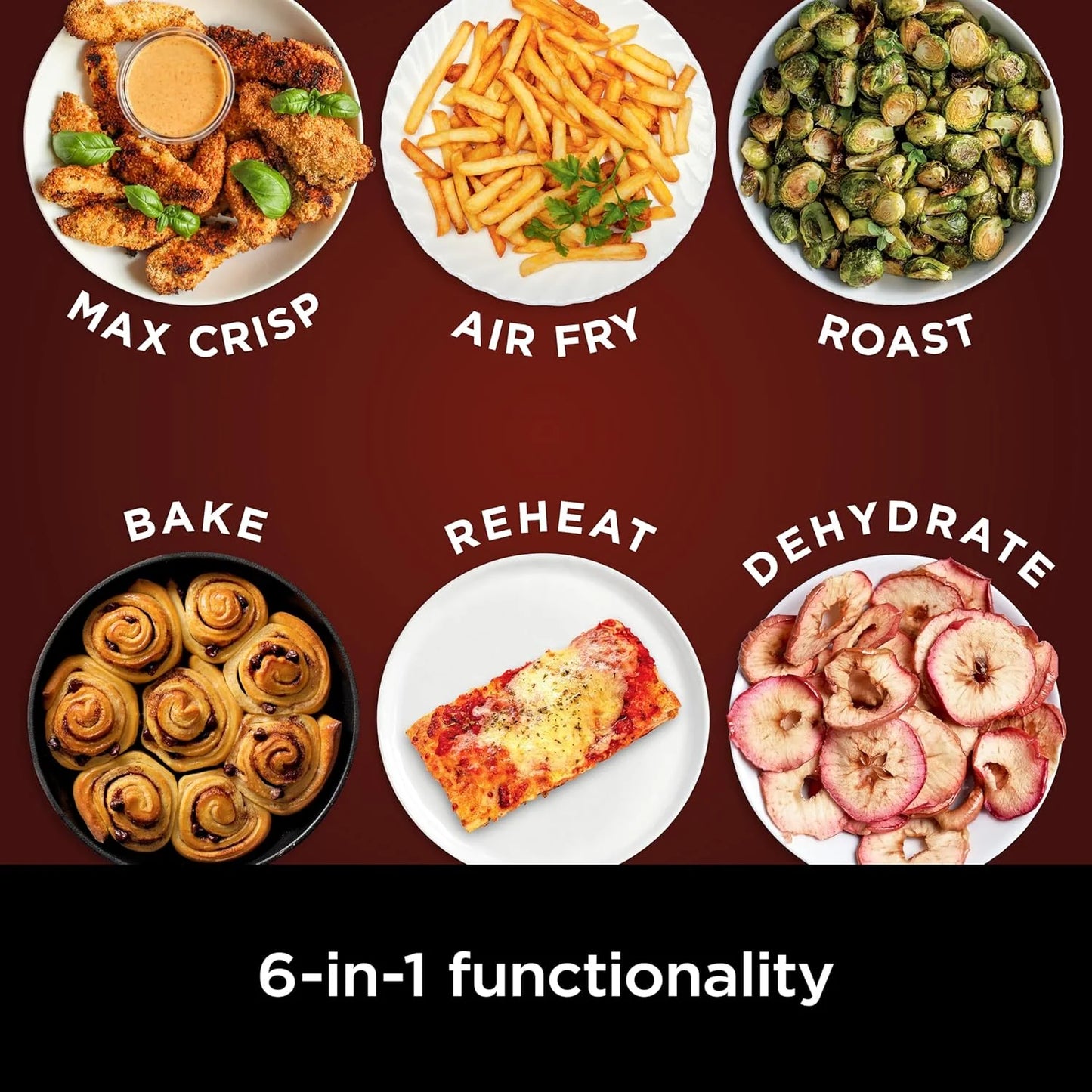 Ninja Air Fryer Pro 5-quart 4-in-1 air fryer that air fries, bakes, reheats, and dehydrates