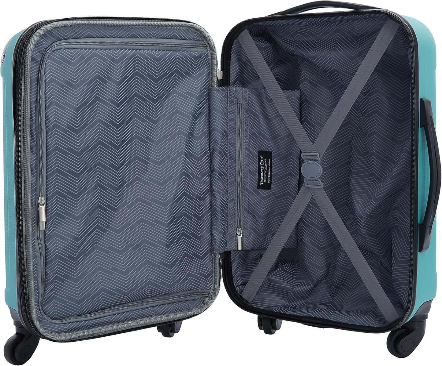 Hardside Travel Luggage, Lilac, Set of 4