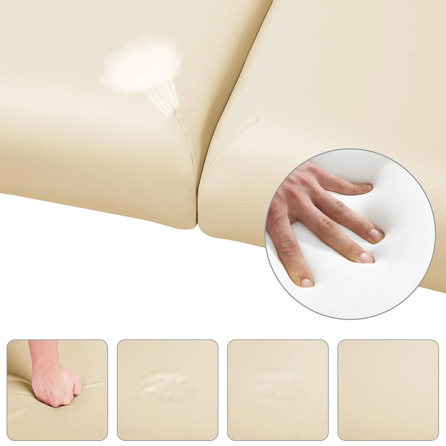 Yaheetech Massage Table Portable Lash Beds Spa Bed Massage Couch Foldable Spa Tables Adjustable 2 Fold with Non-Woven Bag 24 inch, Black