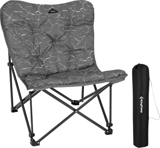 Butterfly chair, extra large thick comfortable camping chair, portable folding chair, 400 lb heavy duty seat