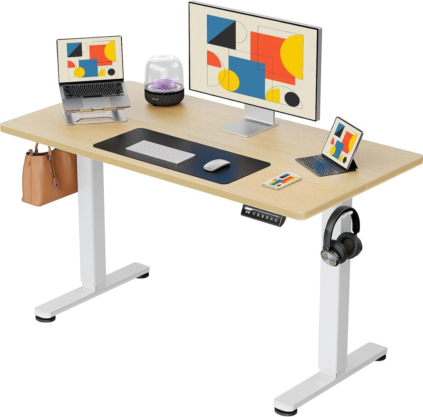 Height Adjustable Electric Standing Desk 47.2 x 23.6 Inches