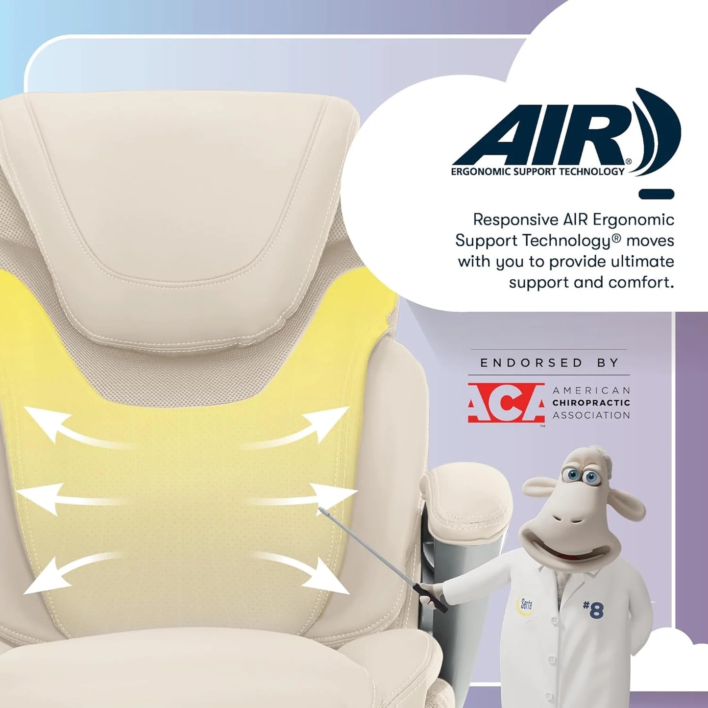 Executive office chair, ergonomic computer desk and chair