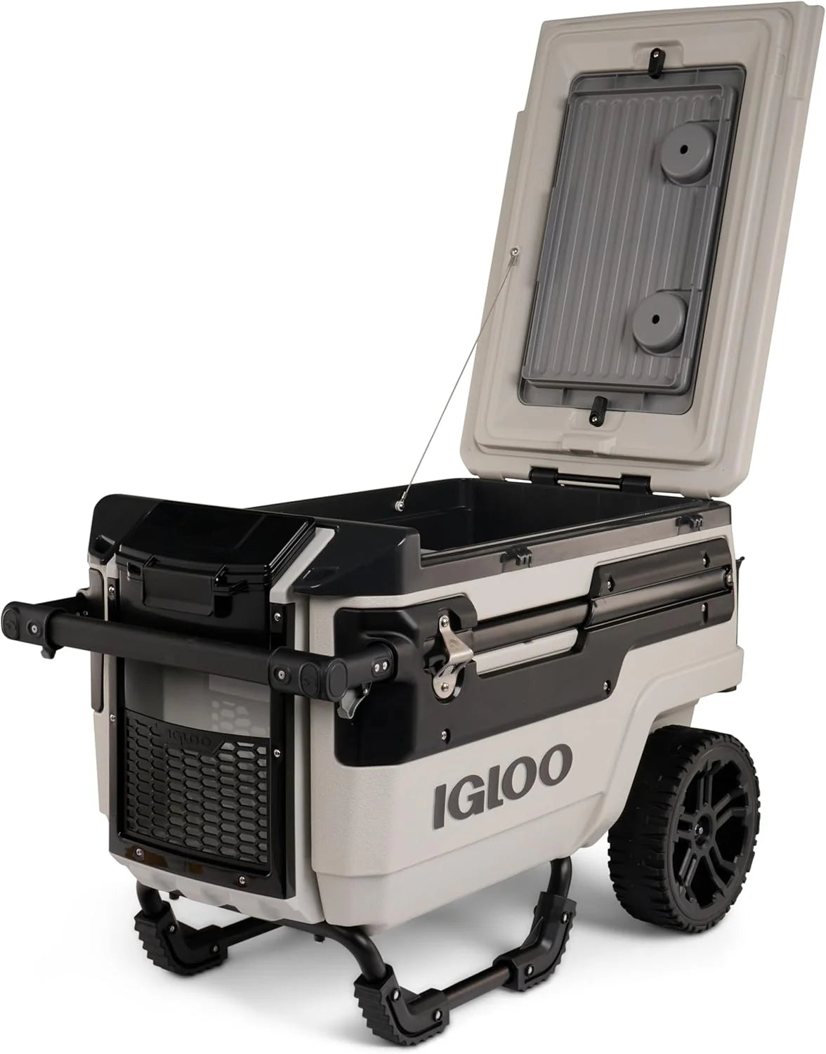 70Qt Wheeled Cooler, Insulated Hard Shell Ice Chest