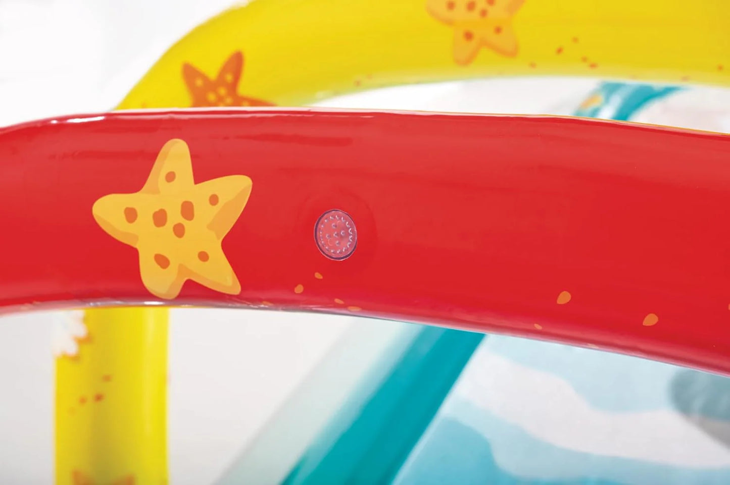 Intex 96" x 78" x 28" Inflatable Jungle Adventure Play Center Spray Kiddie Pool - Backyard Kids Water Slide, Outdoor Blow-Up Splash Pad for Toddlers