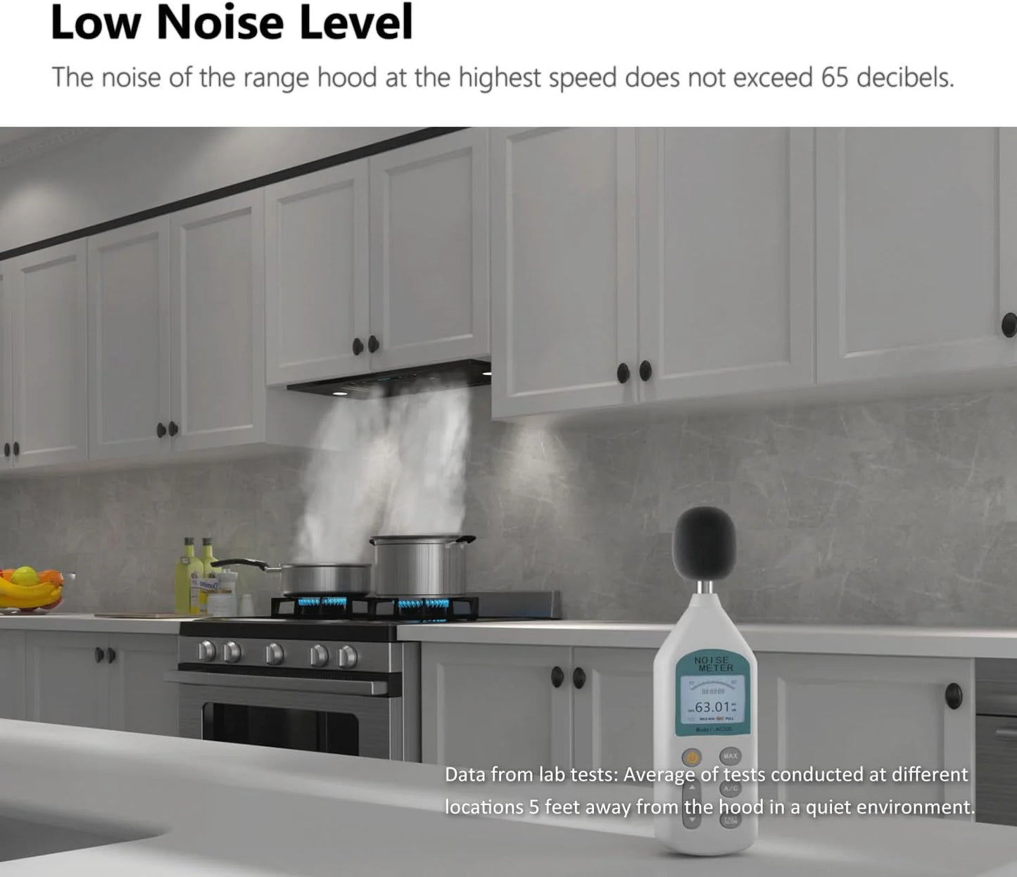 IKTCH 30" Built-in/Plug-in Range Hood 900 CFM, Ducted/Ductless Convertible Ducted, Stainless Steel Kitchen Range Hood