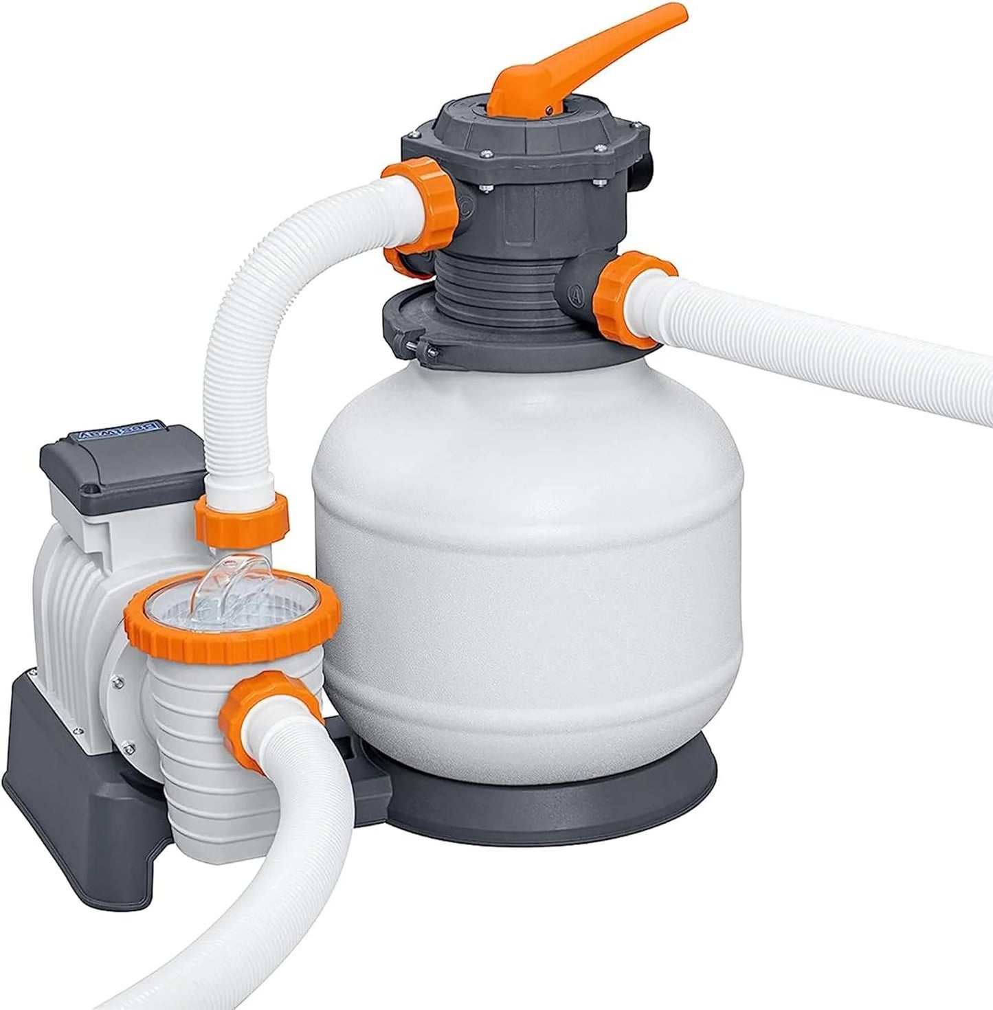 Power Steel 14' x 8'2" x 39.5" Oval Above Ground Pool Set | Includes 530gal Filter Pump, Ladder, ChemConnect Dispener