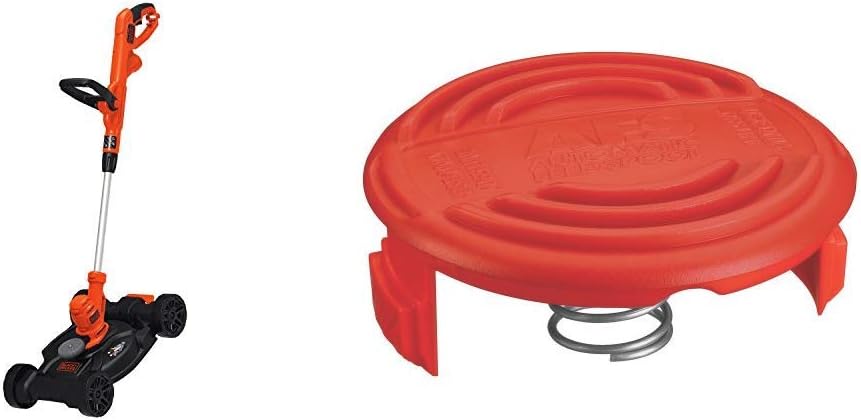 BLACK+DECKER 3-in-1 Corded Lawn Mower, String Trimmer & Edger, 12-Inch (BESTA512CM)