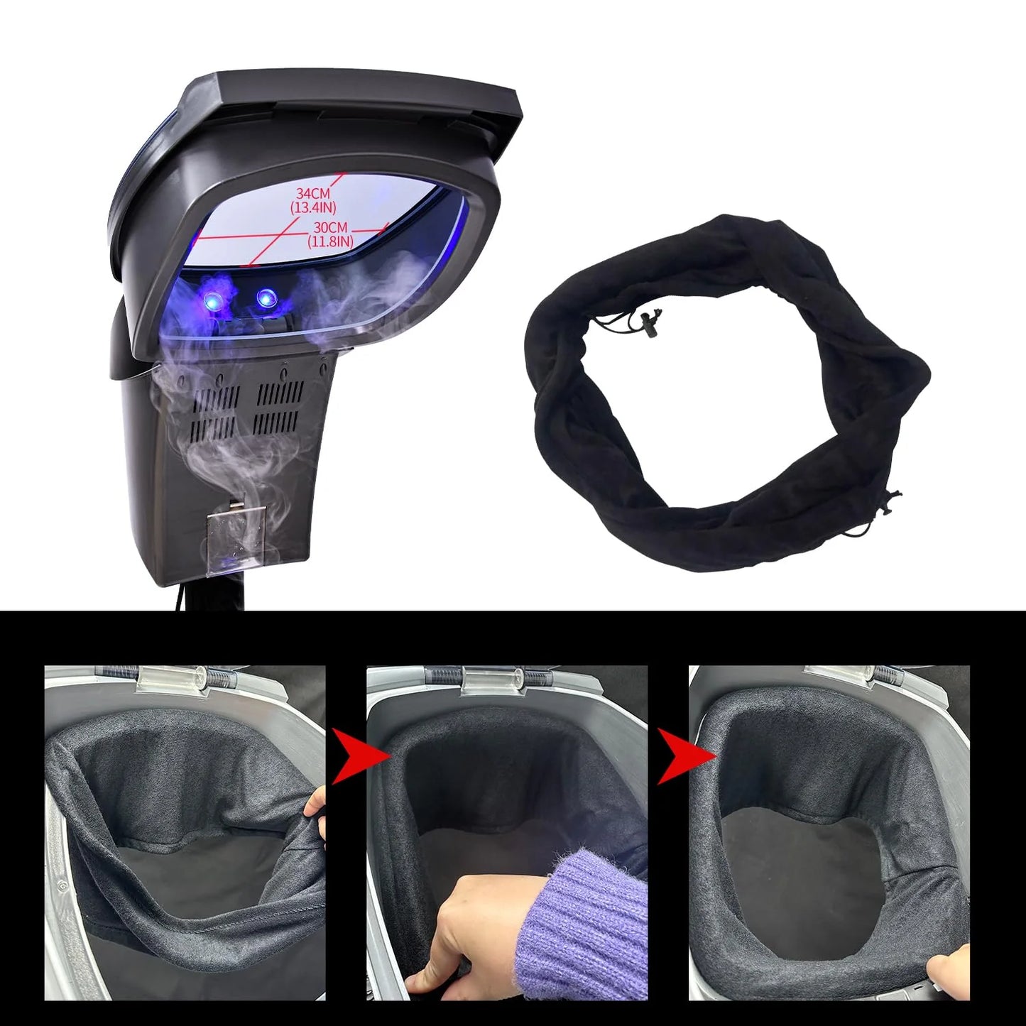 Hair Salon Professional O3 Ozone Micro Mist Hair Steamer Accelerator Color Processor Hair Care