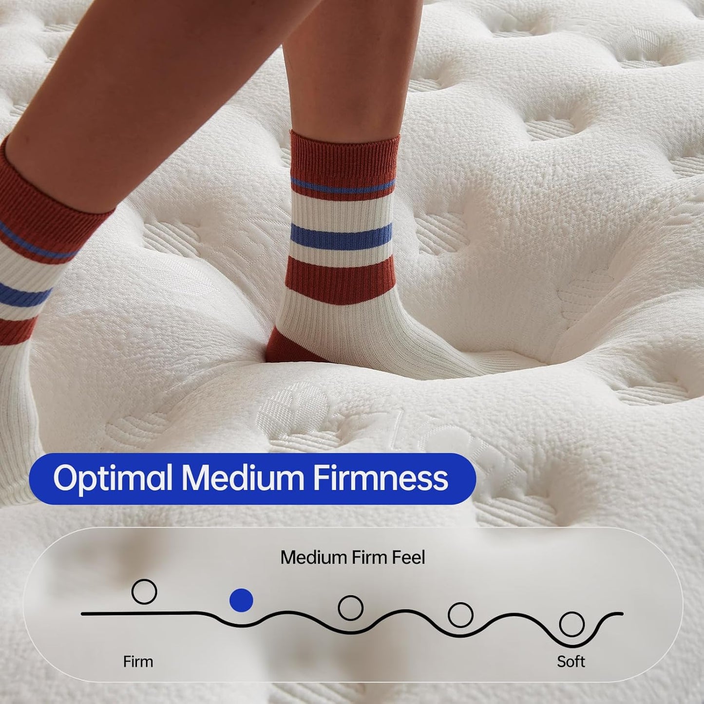 Queen Size Mattress 12-Inch Hybrid Mattress-in-a-Box Gel Memory Foam