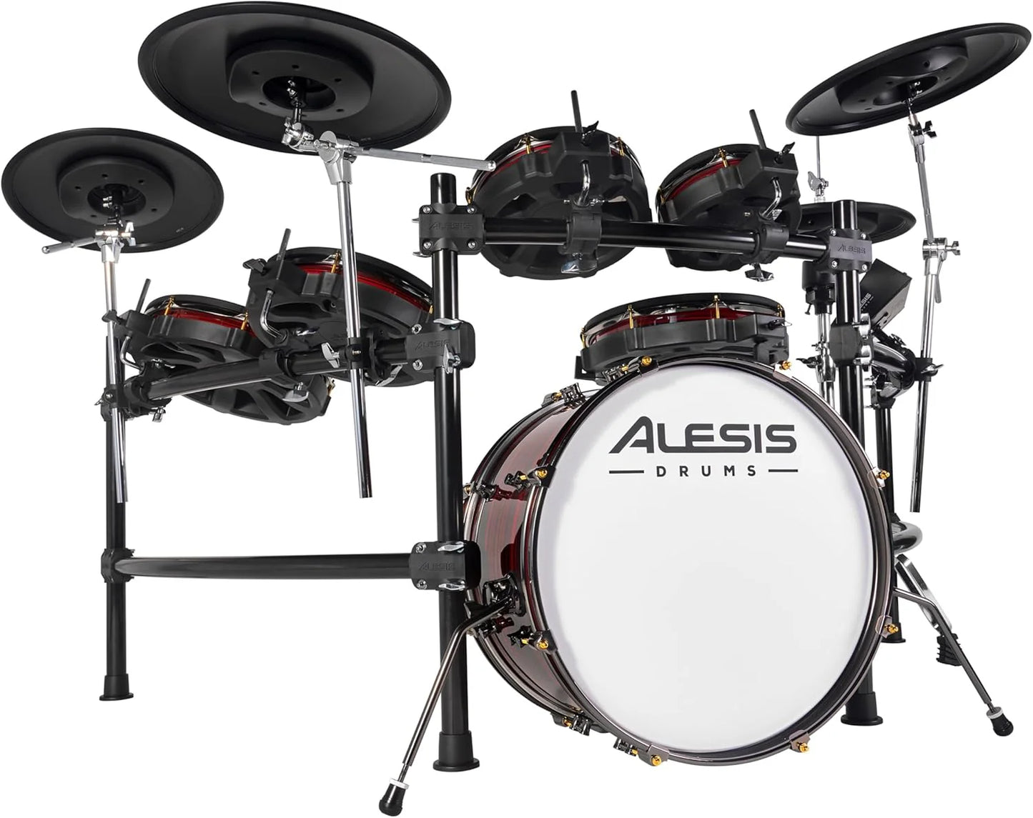 Alison Strata Prime Electronic Drum Set with Touch Screen Dual Area Grid Head