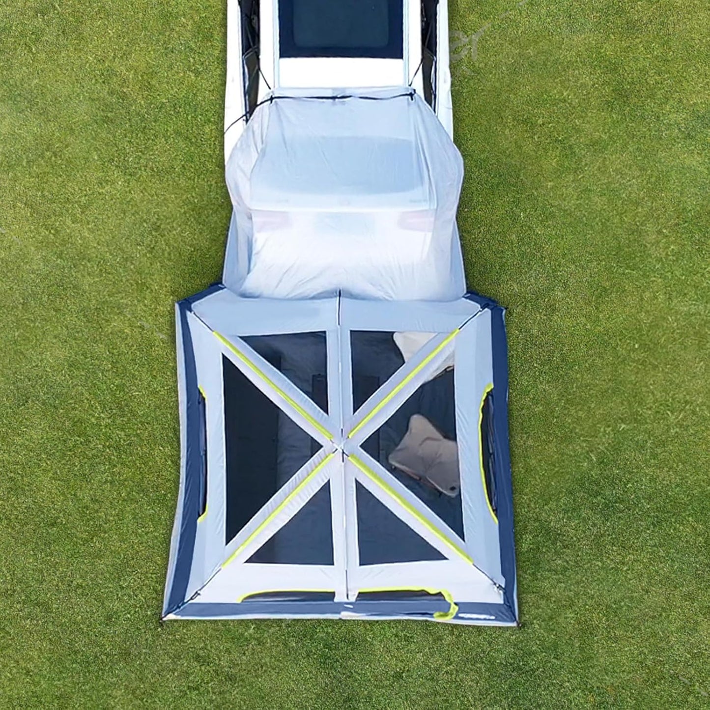 SUV Tent for Camping, 6-Person SUV Tailgate Tent - Easy Set Up with Rainfly