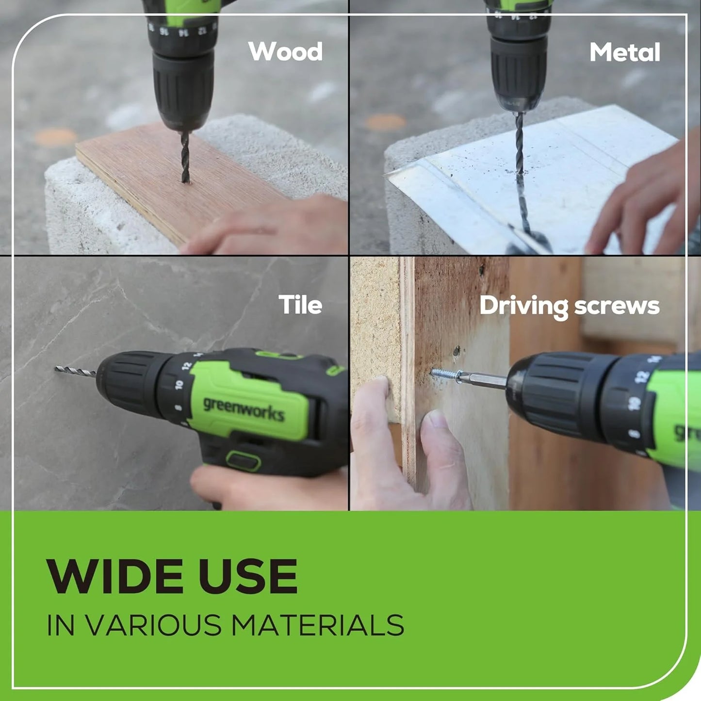 24V Brushless Cordless Drill and Impact Driver,Power Tool Combo Kit Included 1/2”Drill & 1/4”Hex Impact Driver and (2) Batteries, Fast Charger, 2 pcs Drill Bit Set & Bag