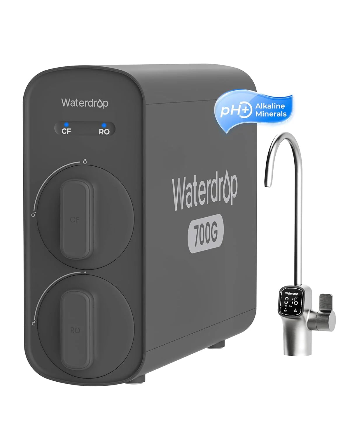 WaterDrop G5P700 reverse osmosis water filter 700G fast flow reverse osmosis system