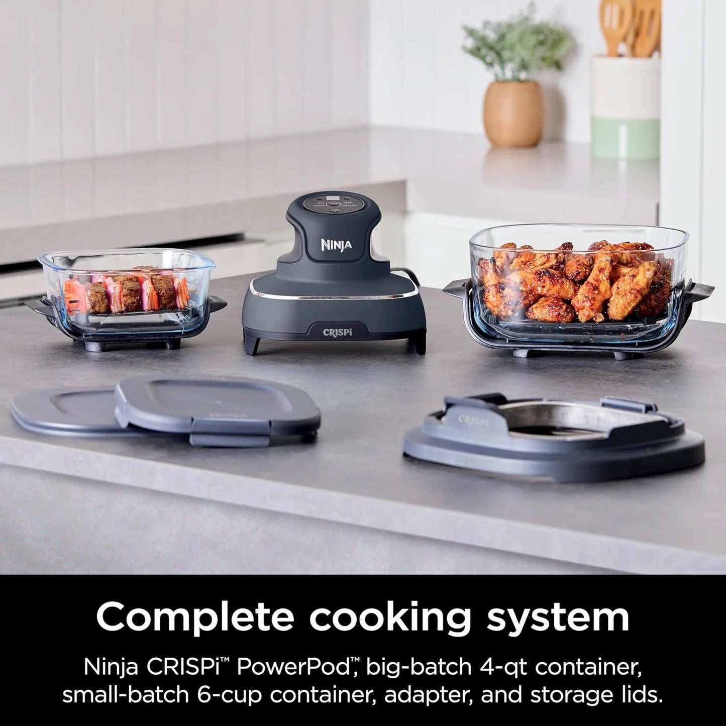 Crispi Air Fryer Microwave Freezer & Dishwasher Safe