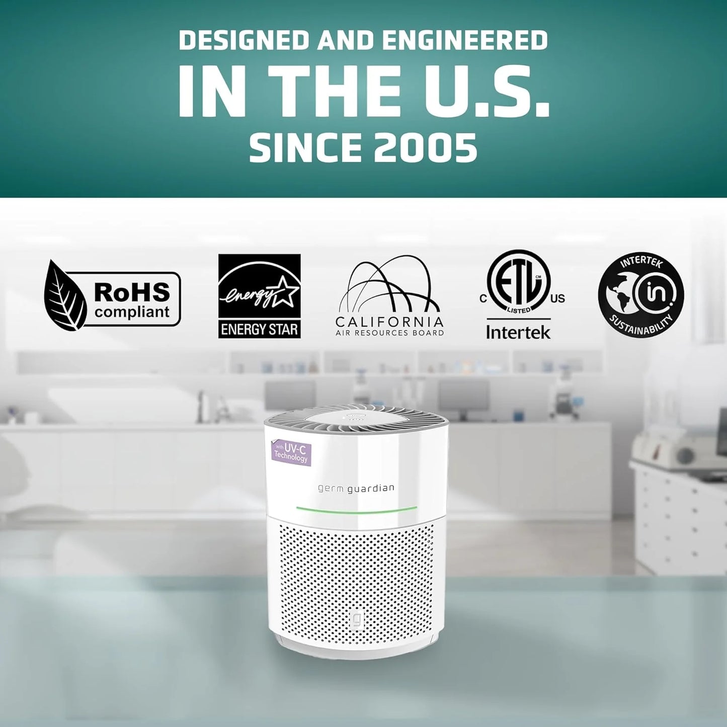 Air Purifier for Home, for Wildfire Smoke, Pets, Pollen, Odor, Large Rooms Up To 1043 Sq. Ft