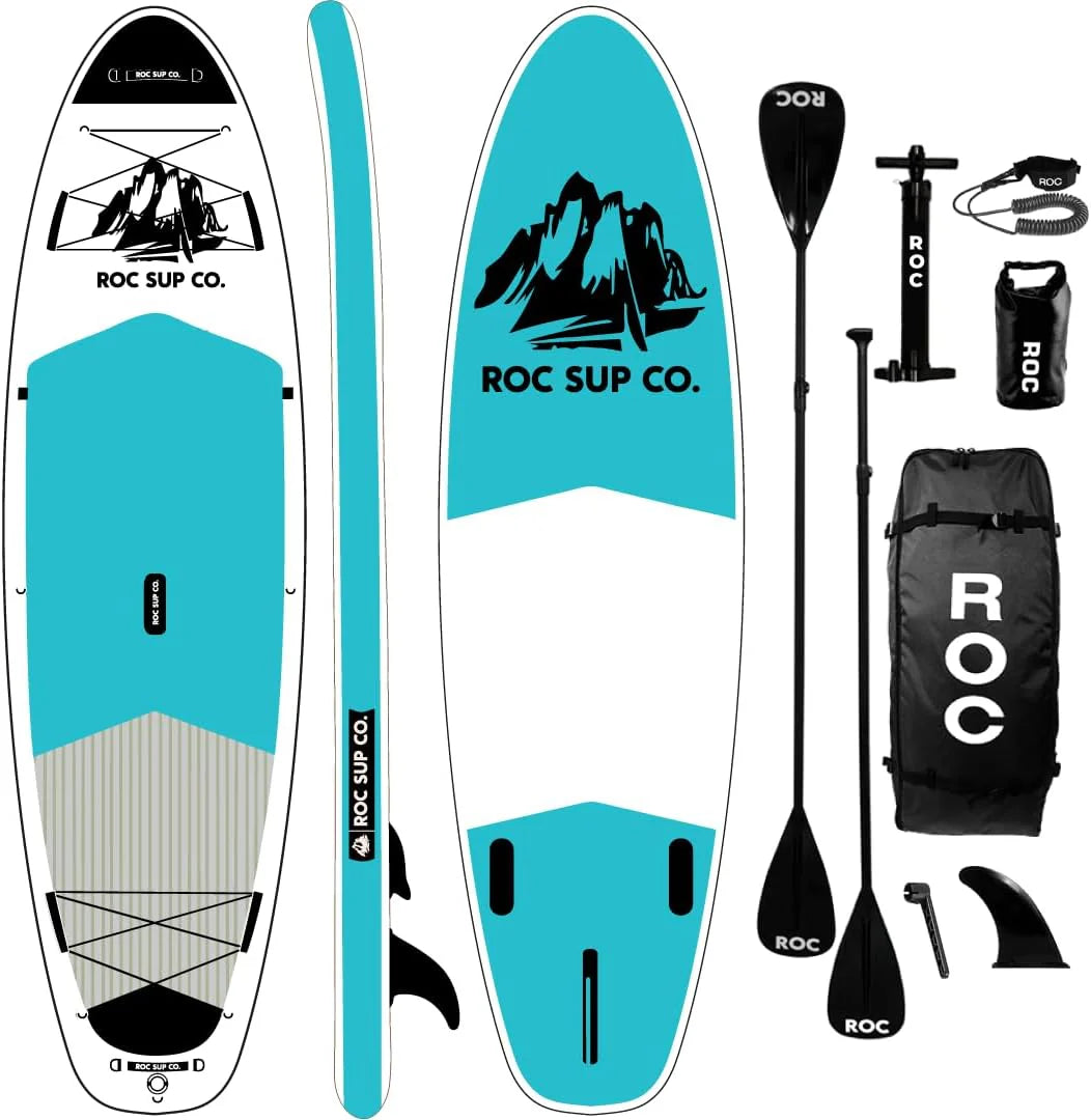 ROC inflatable stand-up paddle board SUP paddle board accessories Anti-slip comfortable deck