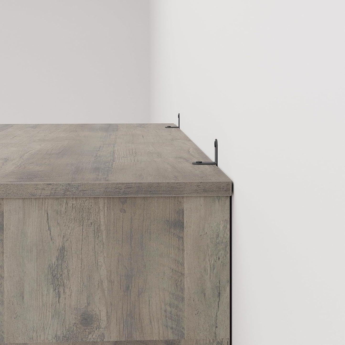 5 Tier Bookcase Farmhouse Book Shelf with Storage Open Display Bookshelves