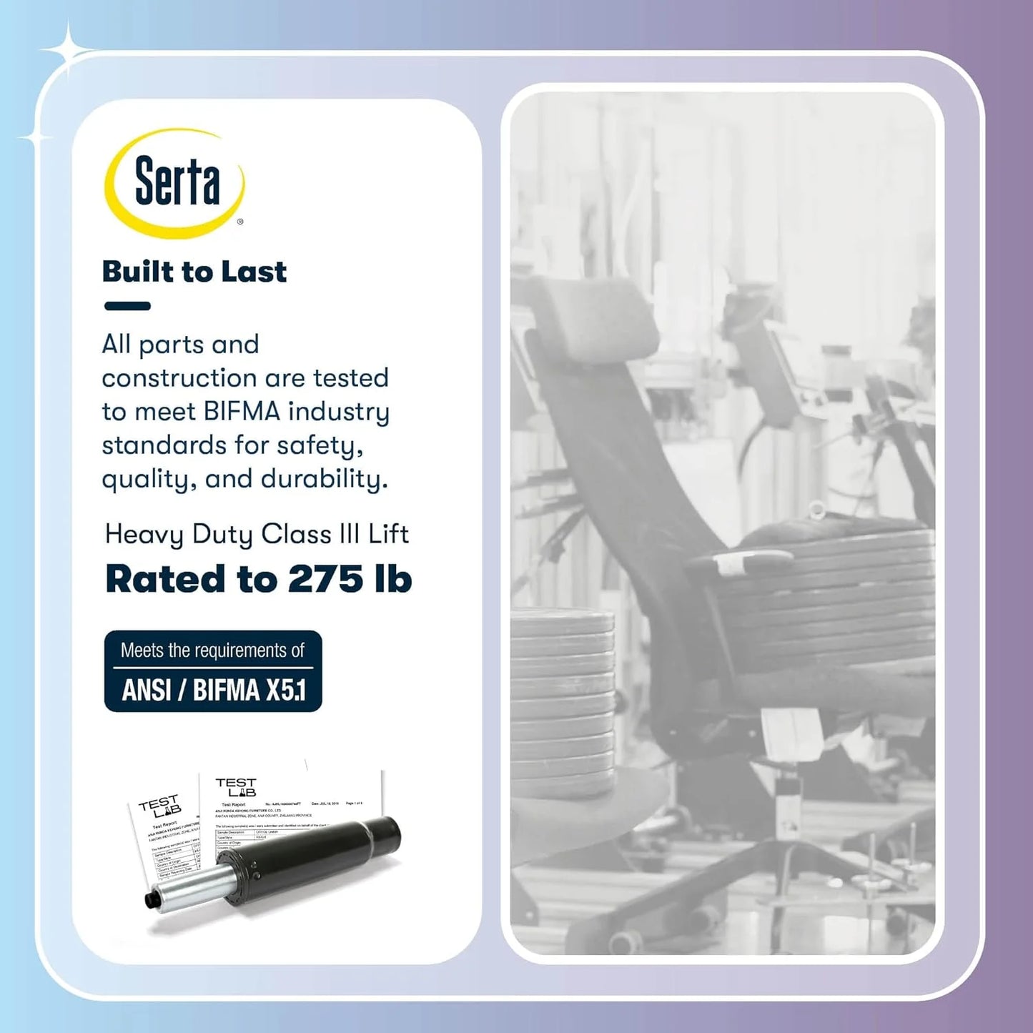 Executive office chair, ergonomic computer desk and chair