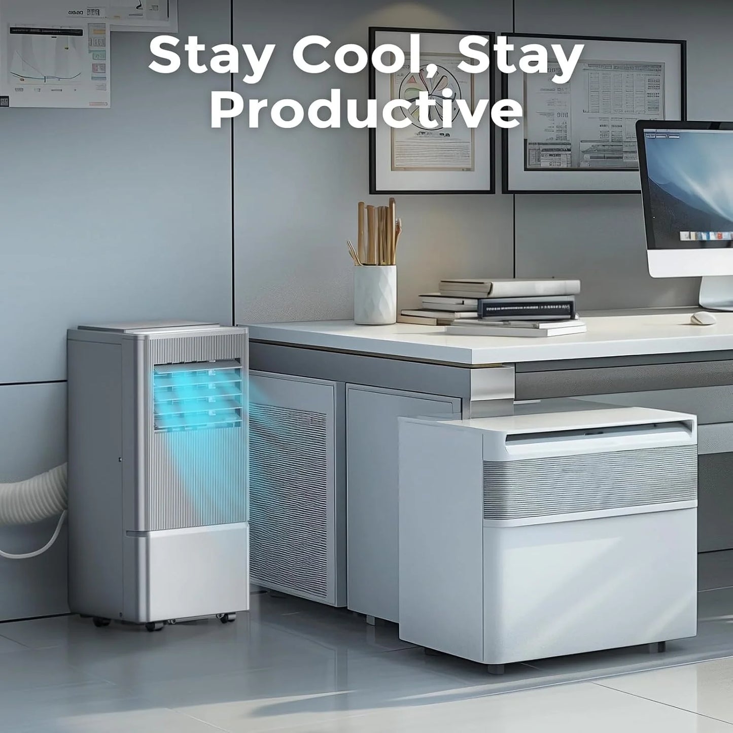 Air Choice Portable Air Conditioner, 10000 BTU Air Conditioner Portable for Room Up to 450 Sq.Ft, Remote Control, 24H Timer, Dehumidifier & Fan Modes, 3-in-1 AC Unit with Window Kit for Home Office