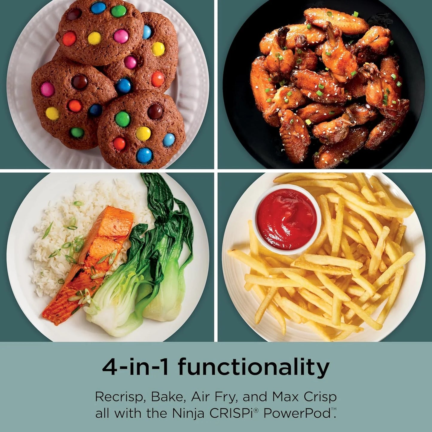 Crispi Air Fryer Microwave Freezer & Dishwasher Safe