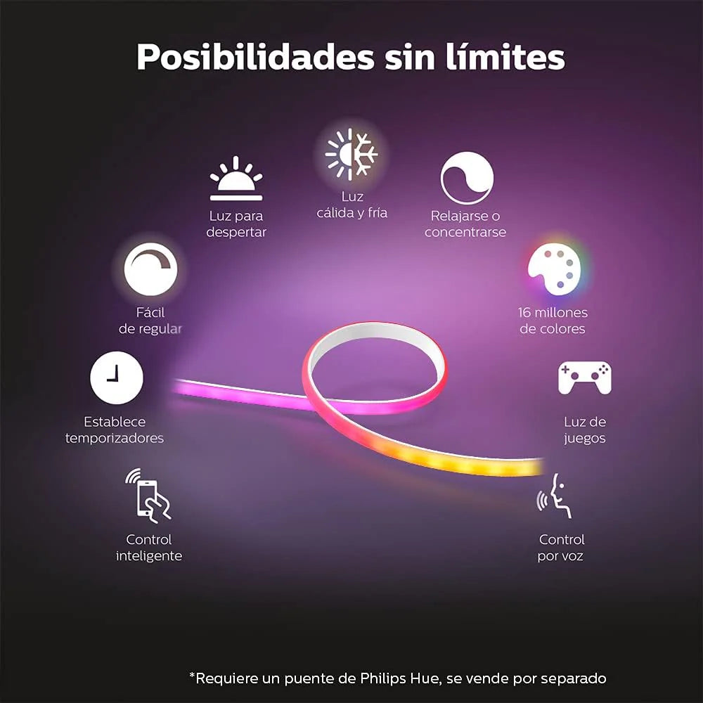 65-inch smart TV light strip, flowing color-changing LED light strip, multi-color TV backlight synced with music and games