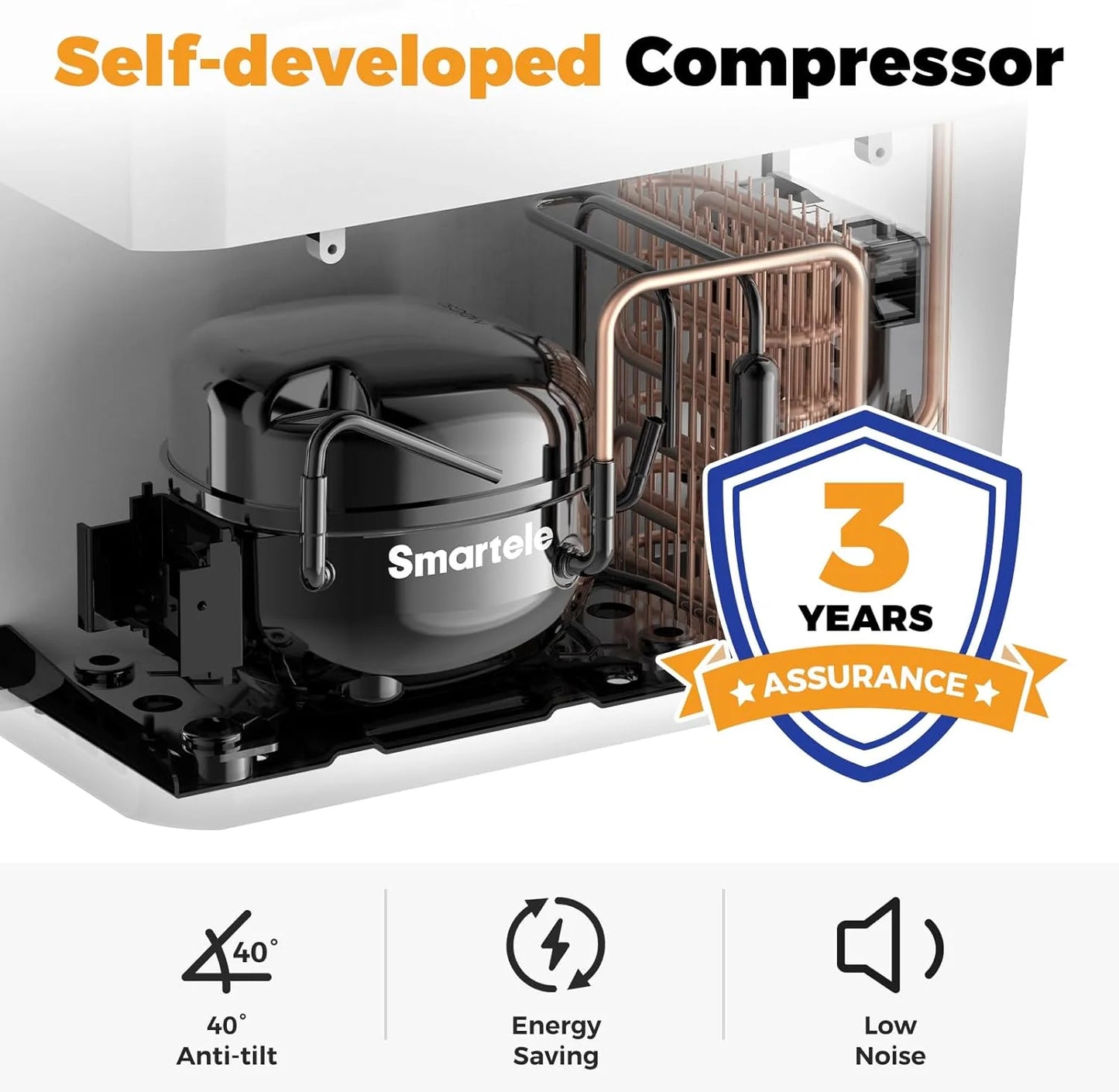 12V Refrigerator 21 Quart Portable Freezer 50 Hours Keep Cool,Electric Cooler for Vehicles Car Refrigerator 12V Portable Fridge for Car Camping Truck Van RV SUV Road Trip Travel RF20