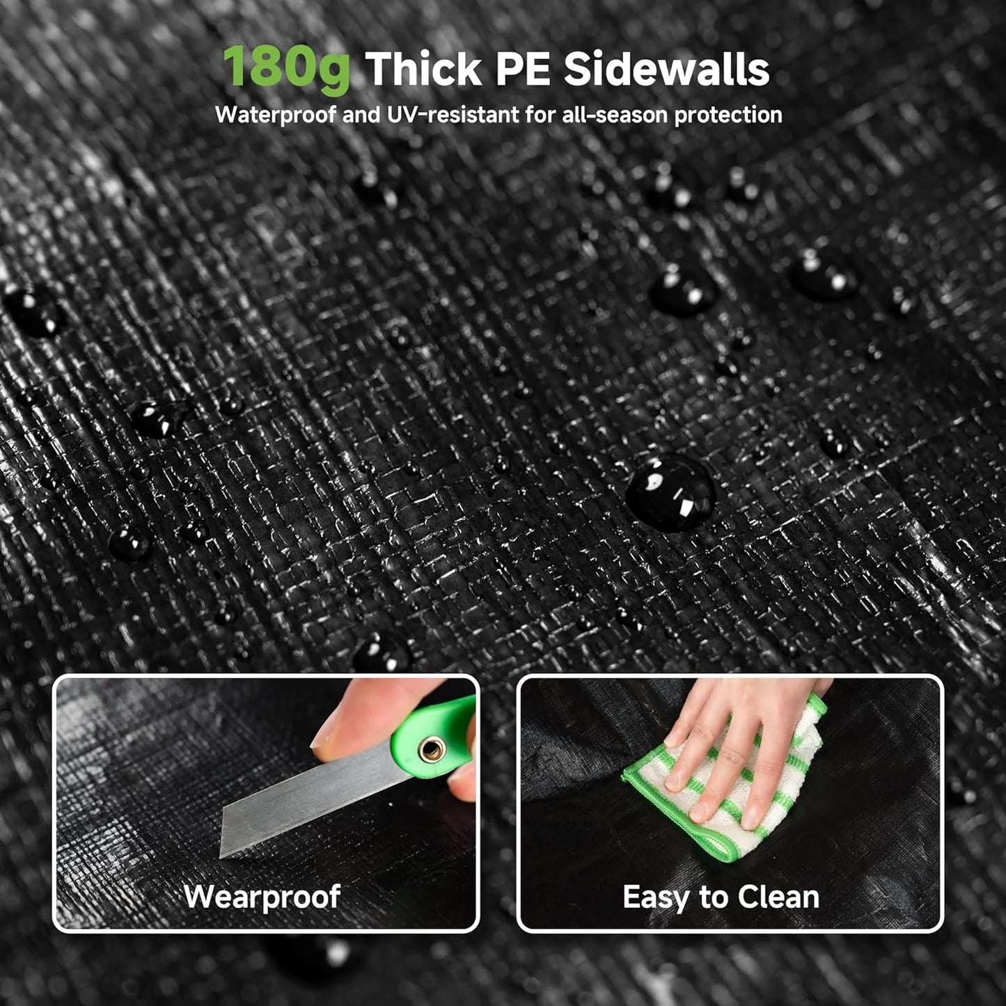 10'x15' Heavy Duty Metal Carport, Outdoor Garage Car Shelter Shade with Heavier Frame