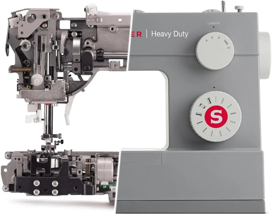 Heavy-Duty 4423 High-Speed Sewing Machine (Includes Accessory Kit) 97 Stitches One-Step Buttonhole