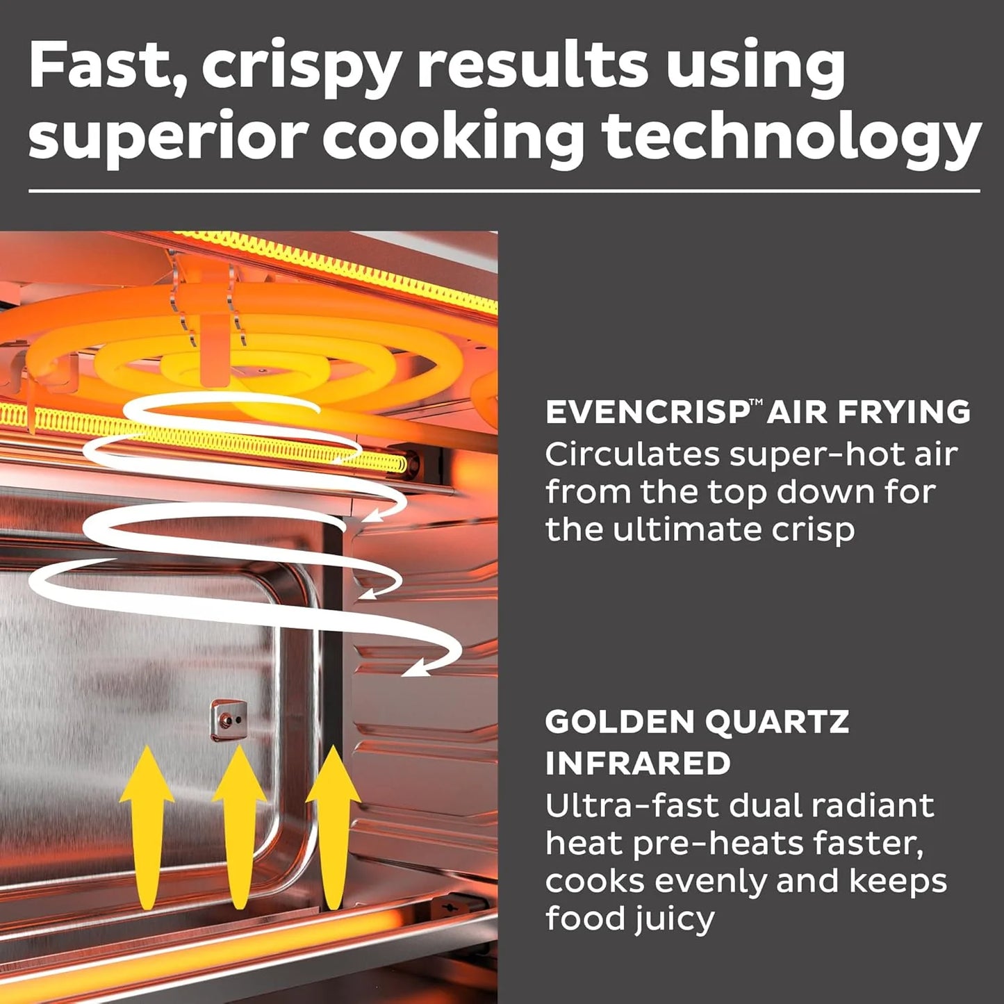 Instant Pot Omni Plus 19QT/18L Toaster Oven Air Fryer, 10-in-1 Functions, Fits 12" Pizza, Crisp, Broil, Bake, Roast, Toast, Warm, Convection, 100+ In-App Recipes, from the Makers of Instant Pot, Black