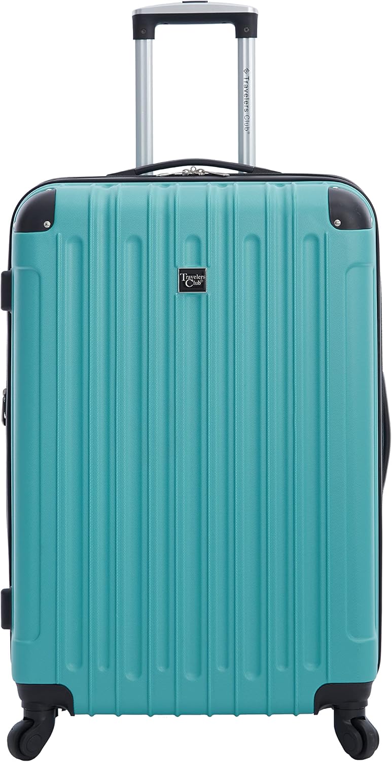Hardside Travel Luggage, Lilac, Set of 4