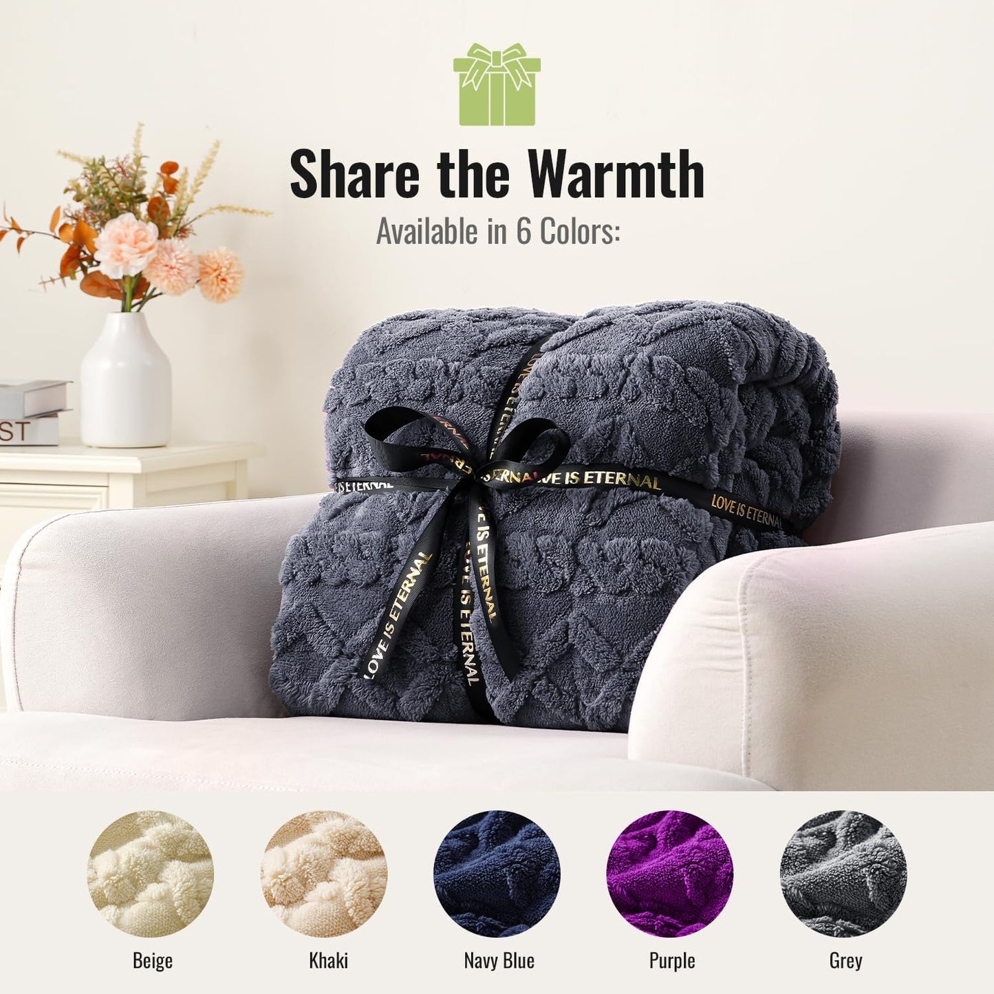 Weighted Blanket for Adults Queen Size 15lbs 60x80 inches