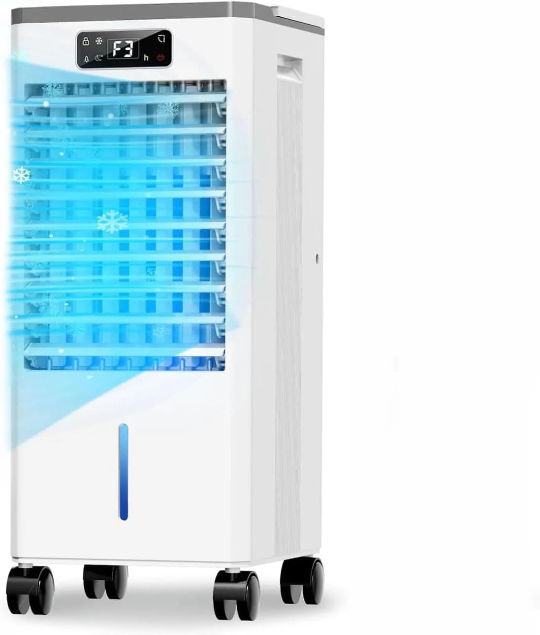 Windowless Portable Air Conditioners, Evaporative Air Cooler w/3 Modes & 3 Speeds, 12H Timer for Smart Auto-off, 2-Gal Tank for 20H Cooling,16FT Remote,No Hose Needed,46db Swamp Cooler