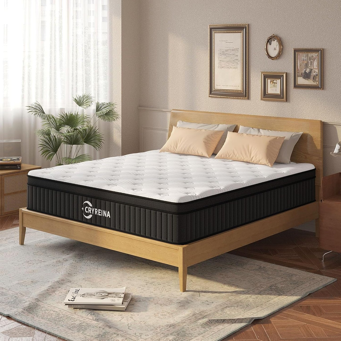 Queen Mattress, 12-inch Queen Hybrid Mattress